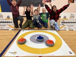 The Egg Farmers Rocks and Rings program will teach more than 10,000 students in 30 London-area schools about the wonderful sport of curling. SUPPLIED PHOTOS