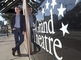 Dennis Garnhum stands outside the Grand Theatre in London on Oct. 6, 2016, after he was appointed as the theatre's artistic director. Garnhum announced Tuesday he's leaving the Grand to pursue other creative endeavours. (Free Press file photo)