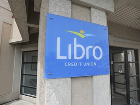 The Libro Credit Union in Windsor is shown on Tuesday, April 27, 2021. (Dan Janisse/Windsor Star).