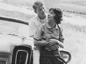 Ron Howard and Cindy Williams in a scene from the film American Graffiti.