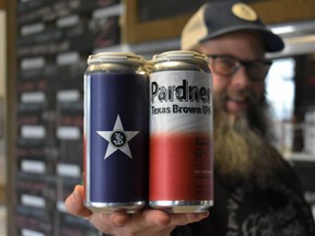 Hop-forward beer meets brown ale in the new Texas IPA at Forked River in London. Dave Reed says the new beer, available now, fittingly features Amarillo hops. (WAYNE NEWTON/Special to Postmedia Network)