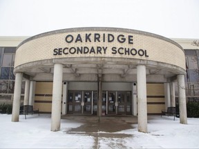 Oakridge secondary school in London on Thursday February 23, 2023. (Derek Ruttan/The London Free Press)