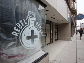 Rebel Remedy  at 242 Dundas St. in London, Ont. (Free Press file photo)