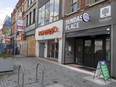 Public washrooms at 179 Dundas St. on Dundas Place will remain open from 8 a.m. to 8 p.m. after city council Tuesday agreed to take $350,000 from an economic development reserve fund to cover the cost. (Mike Hensen/The London Free Press)