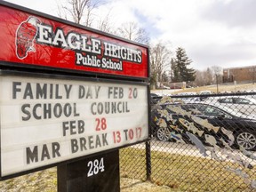 Eagle Heights public school in London (Mike Hensen/The London Free Press)