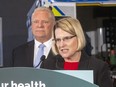Ontario Premier Doug Ford with Health Minister Sylvia Jones, January 20, 2023.