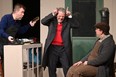 Stephen Flindall, left, Dave Semple and Derek Roberts star in the London Community Players' production of W.O. Mitchell's comedy The Black Bonspiel of Wullie MacCrimmon, in preview Thursday and opening Friday at the Palace Theatre.