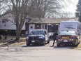 A heavy police presence remained on Mechanic Street in Waterford on Tuesday Feb. 14, 2023 as police investigated the death of a 90-year-old woman.