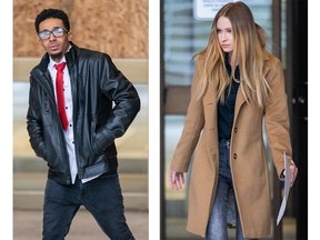 Wayne Faraj and Chelsea Rounding were sentenced for firearms convictions in a London court Thursday. (Files)