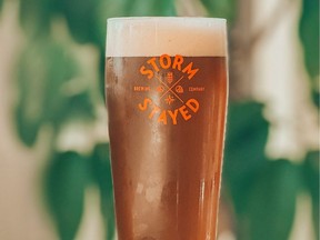 Storm Stayed Patina, an Irish red ale, is the featured beer for St. Patrick’s Day food pairings at the Wharncliffe Road, London, brewery. (Storm Stayed photo)