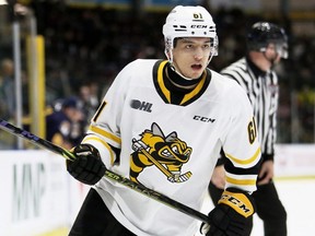 Christian Kyrou of the Sarnia Sting. (Mark Malone/Postmedia Network)