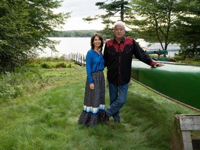Andrea Menard and Tom Jackson play Edna and Frank Cranebear in the new CTV series, Sullivan's Crossing, executive 
produced by London native Roma Roth. Menard also stars in her show, Rubaboo, which wraps its world premiere run at the Grand Theatre Saturday. (Supplied photo)