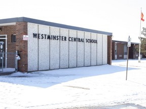 Delays in building a new school may give  London's shuttered Westminster Central elementary school a new lease on life, Thames Valley District school board staff suggest. (Derek Ruttan/The London Free Press)