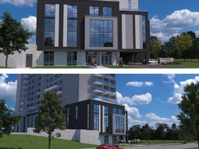 Westdell Development is proposing to build a 187-unit apartment building at 625 Mornington Ave. in northeast London. A change in zoning is required to allow for the 18-storey highrise. (Supplied)