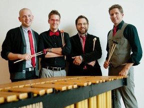 TorQ Percussion Quartet returns to London for the Jeffery Concert Series at Wolf Performance Hall Saturday.