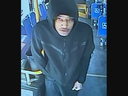 London police released an image of a suspect sought in the stabbing of a driver waiting at a rail crossing on Richmond Street on the afternoon of Tuesday March 21, 2023. (London police handout)
