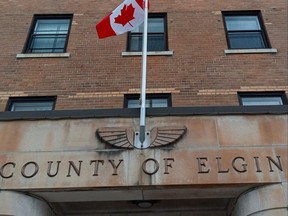 County of Elgin administration building in St. Thomas. (Eric Bunnell/Special to Postmedia News)