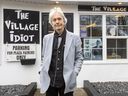 Robert Charles-Dunn, owner of the Village Idiot record store in London's Wortley Village, has put the business up for sale. 
Photograph taken on Tuesday April 4, 2023.  (Mike Hensen/The London Free Press)