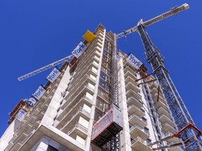 Construction in London. 
Photograph taken on Friday, Sept. 23, 2022.  (Mike Hensen/The London Free Press)