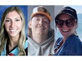 Victoria Baertsoen, left, Matt Cousins and Shae-Lynn Bachus (Obituary photos)