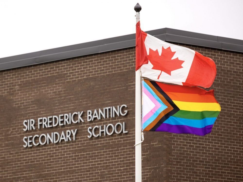 Banting students rally after Pride flag teardown; police probe ongoing ...