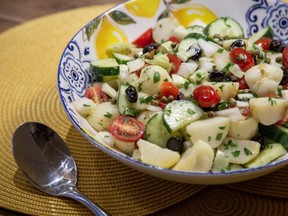 Mediterranean potato salad