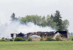 Barn fire