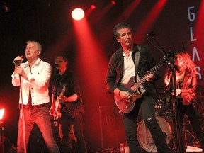 Iconic Canadian band Glass Tiger featuring frontman Alan Frew (left) and lead guitarist Al Connelly performs at Festival Hall's 40th anniversary celebration on Nov. 30, 2019 in Pembroke.