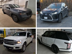 Police have recovered 138 stolen vehicles
