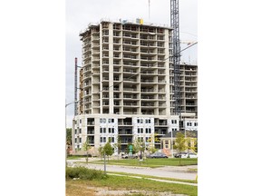 Construction of apartment buildings