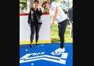 Toronto Maple Leafs forward Mitch Marner and his Marner Assist Foundation held the second annual Sink The Stigma mini-putt tournament at East Park in London on Thursday September 14, 2023. The event raised money for a London Health Sciences Centre program that aids older teens and young adults facing mood and anxiety challenges. (Derek Ruttan/The London Free Press)