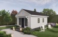 Rendering of a backyard home