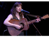 Mabel Windred-Wornes of the Australian sister duo Charms of Finches performs at the Fanshawe College School of Digital and Performing Arts along Dundas Place in downtown London on Thursday October 12, 2023. Four bands played on the first night of a three-night free concert series as part of the Folk Music Ontario Conference 2023. Derek Ruttan/The London Free Press