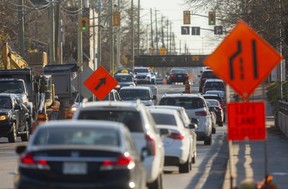 London road work