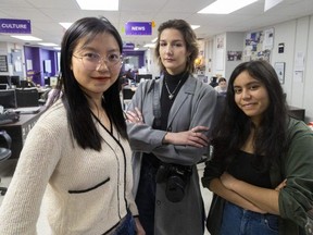 Estella Ren, Sophie Bouquillon and Sonia Persaud