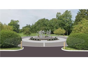 Rendering of the monument