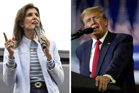 Nikki Haley and Donald Trump