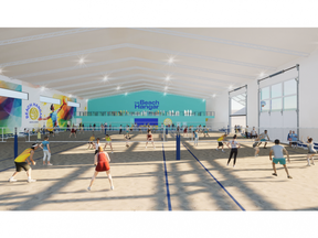 Un immense complexe de beach-volley couvert est prévu à l'aéroport de Londres