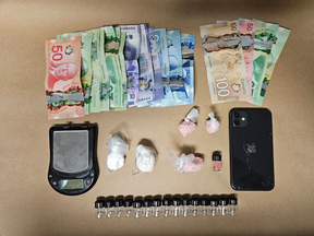 When Kenneth Terry was arrested last November, he had fentanyl, cocaine and drug paraphernalia secreted around his clothing and backpack. (OPP photo)