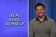 'Jeopardy!' is under fire over a 'woke' question about pronouns.
