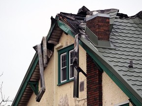 Damage is pegged at $250,000 after a fire broke out just before midnight Wednesday inside a home at 327 Christina St. N. (Terry Bridge/Sarnia Observer)