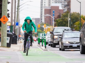 London bike lane