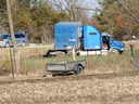 A section of Highway 21 north of Grand Bend was closed after a fatal crash near Sararas Road on the morning of Wednesday March 13, 2024. (Scott Nixon/Postmedia Network)