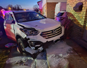 A two-vehicle crash sent one of them careening into a home on the 200-block of Admiral Drive in east London on Sunday March 3, 2024. London Fire Department photo