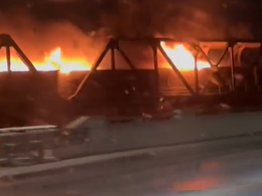 City hall details how much it cost to battle blaze on flaming train ...