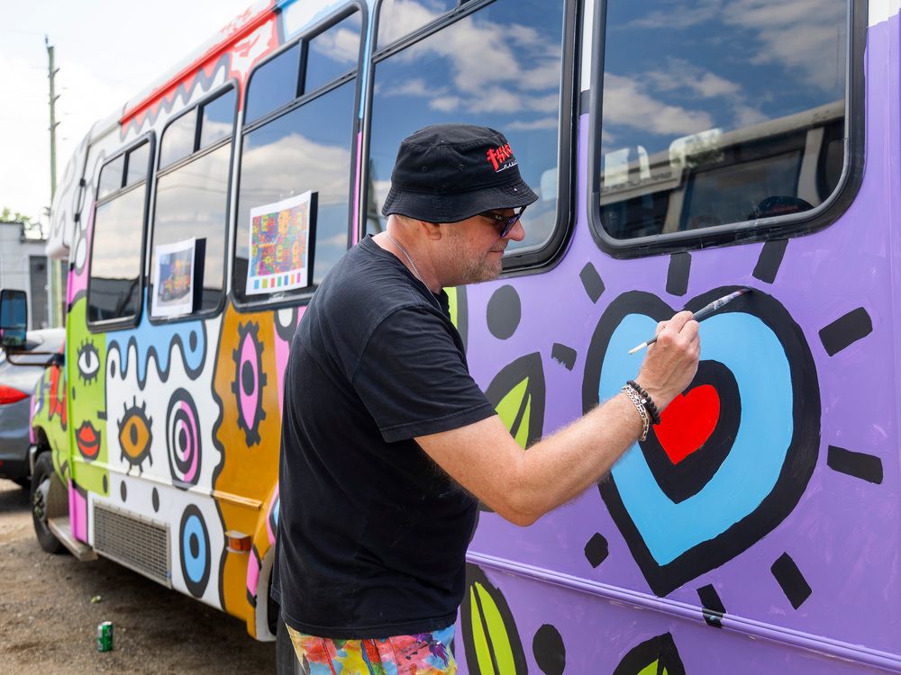 London artist Andrew Lewis