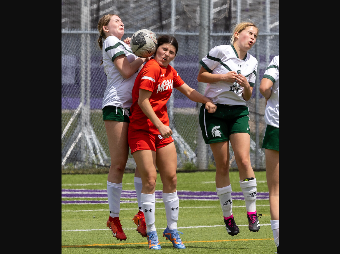 The Medway Cowboys and Mother Teresa Spartans competed in TVRA girls high school soccer at Western University on Monday.