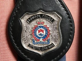London police badge