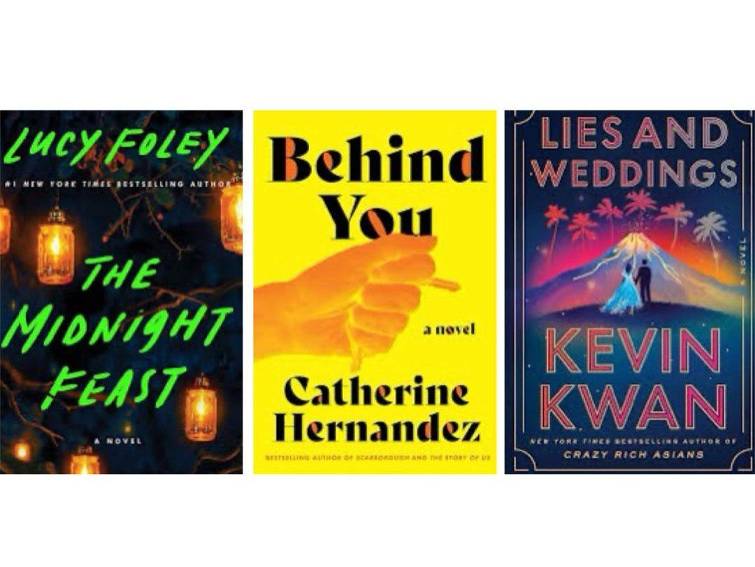 Three of the most popular titles at London Public Library for summer 2024 are The Midnight Feast, Behind You and Lies And Weddings.