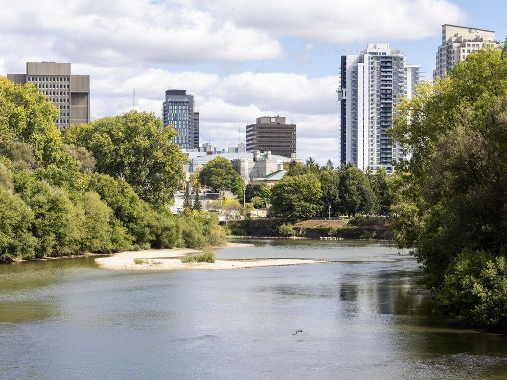 Downtown London as seen from Wharncliffe Road was photographed on Oct. 2, 2024. (Derek Ruttan/The London Free Press)